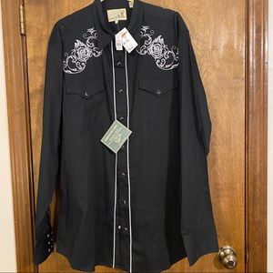 Men’s western roper button down